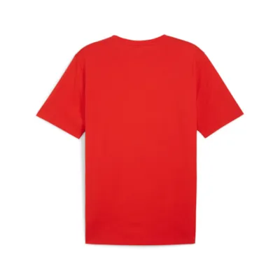 Puma teamRISE Logo T-Shirt rot