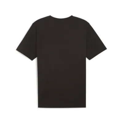 Puma teamRISE Logo T-Shirt schwarz