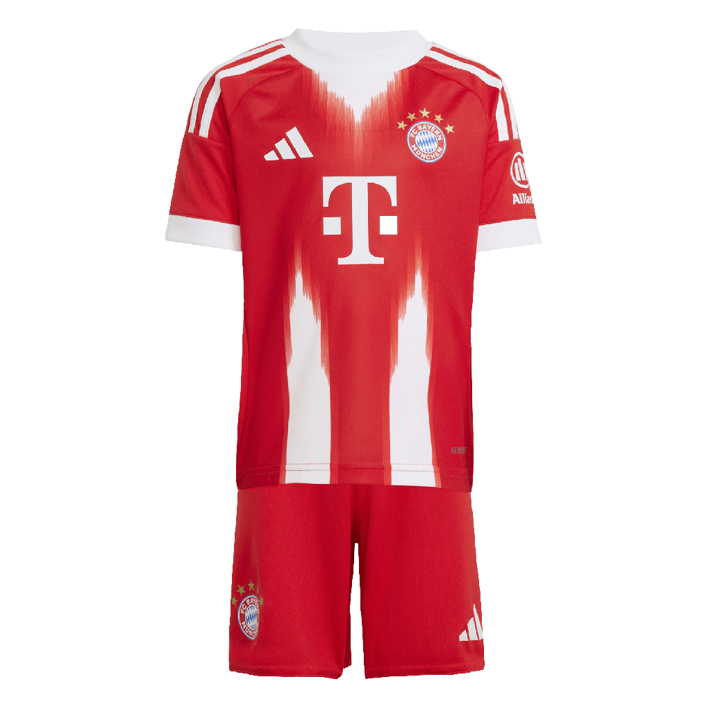 adidas FC Bayern München 25/26 Mini-Heimausrüstung rot Kinder  