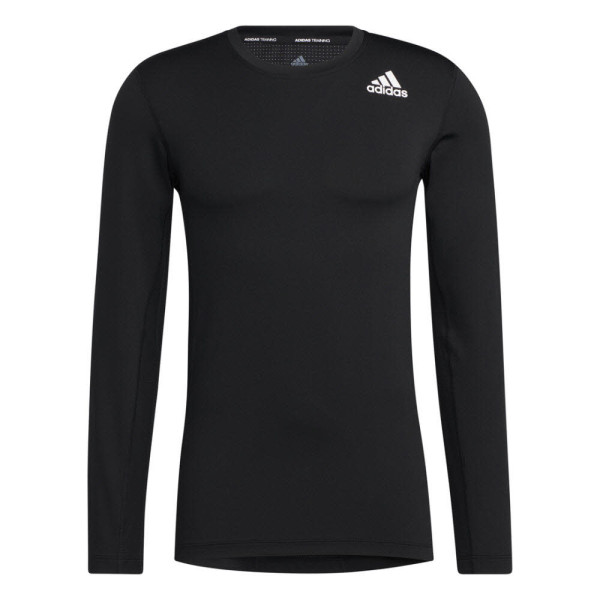 adidas Techfit Compression Langarmshirt schwarz