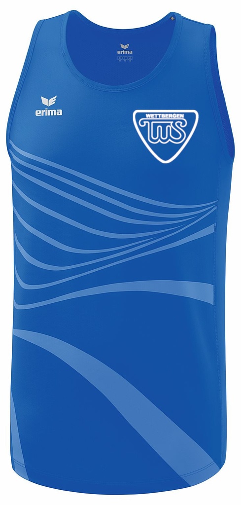 Erima TuS Wettbergen Racing Singlet Laufshirt blau Kinder 