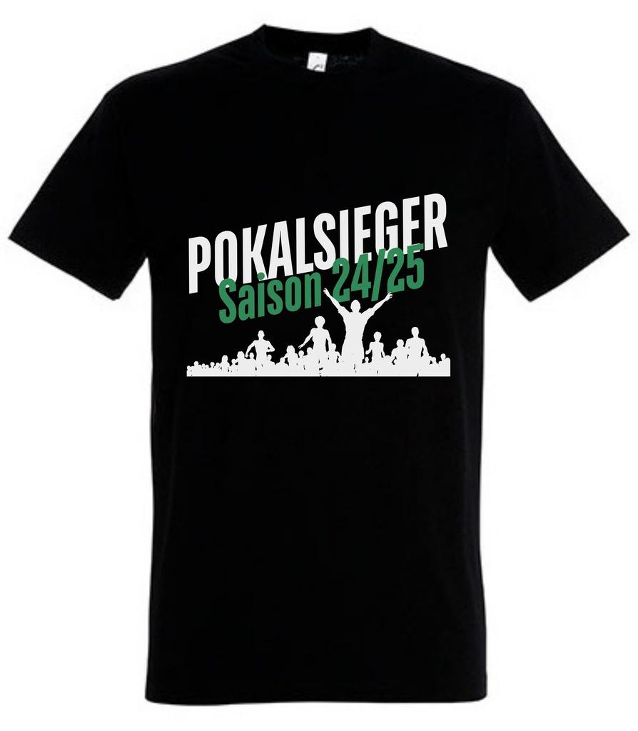 Pokalsieger T-Shirt schwarz