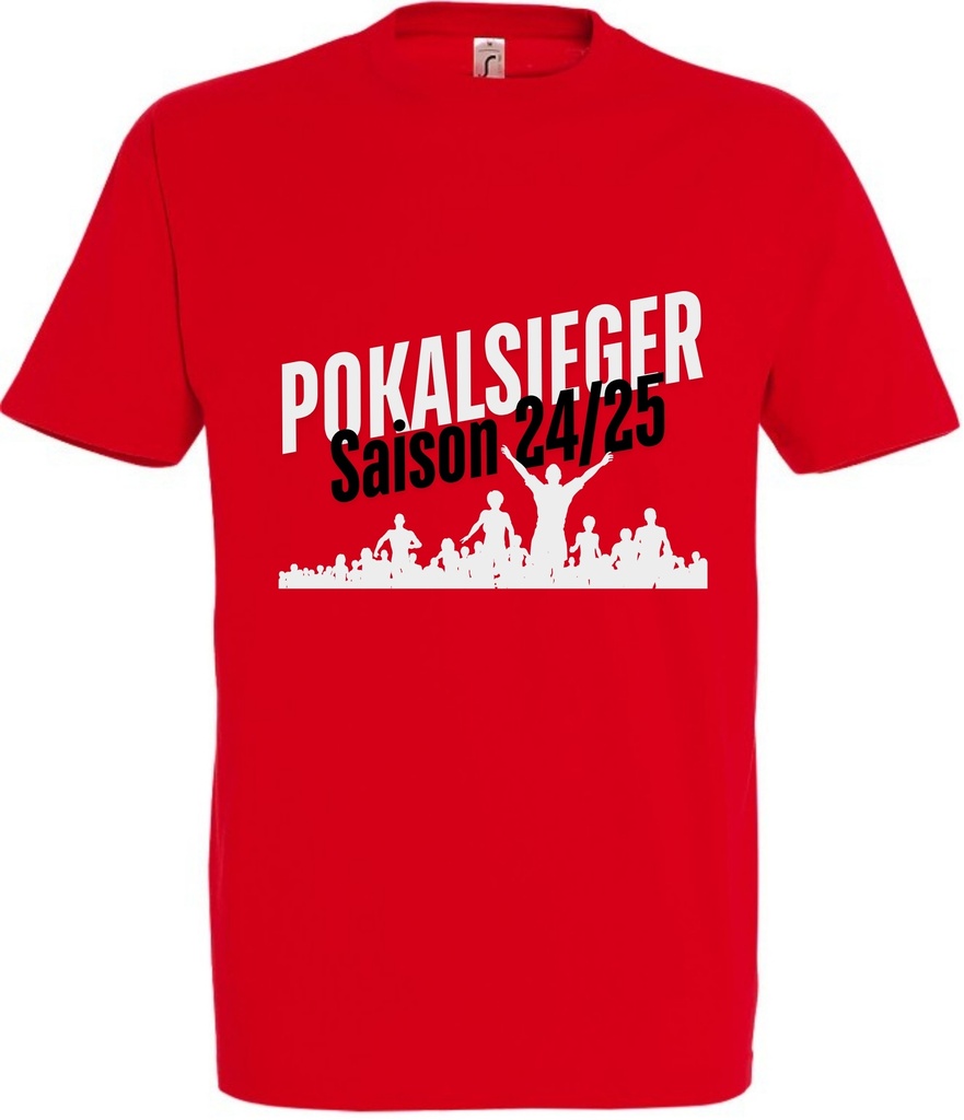 Pokalsieger T-Shirt rot