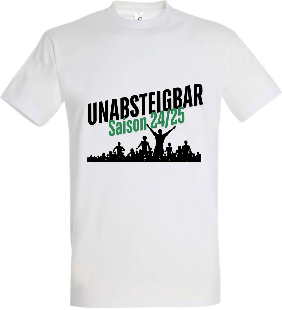 Unabsteigbar T-Shirt weiß Kinder