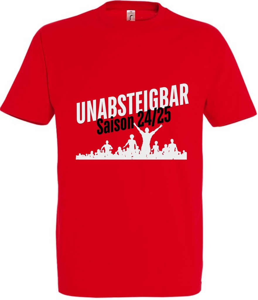 Unabsteigbar T-Shirt rot Kinder