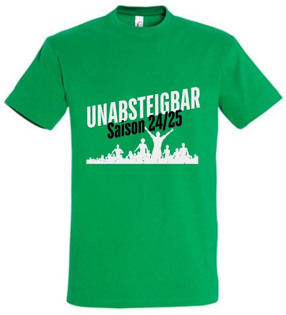 Unabsteigbar T-Shirt grün Kinder