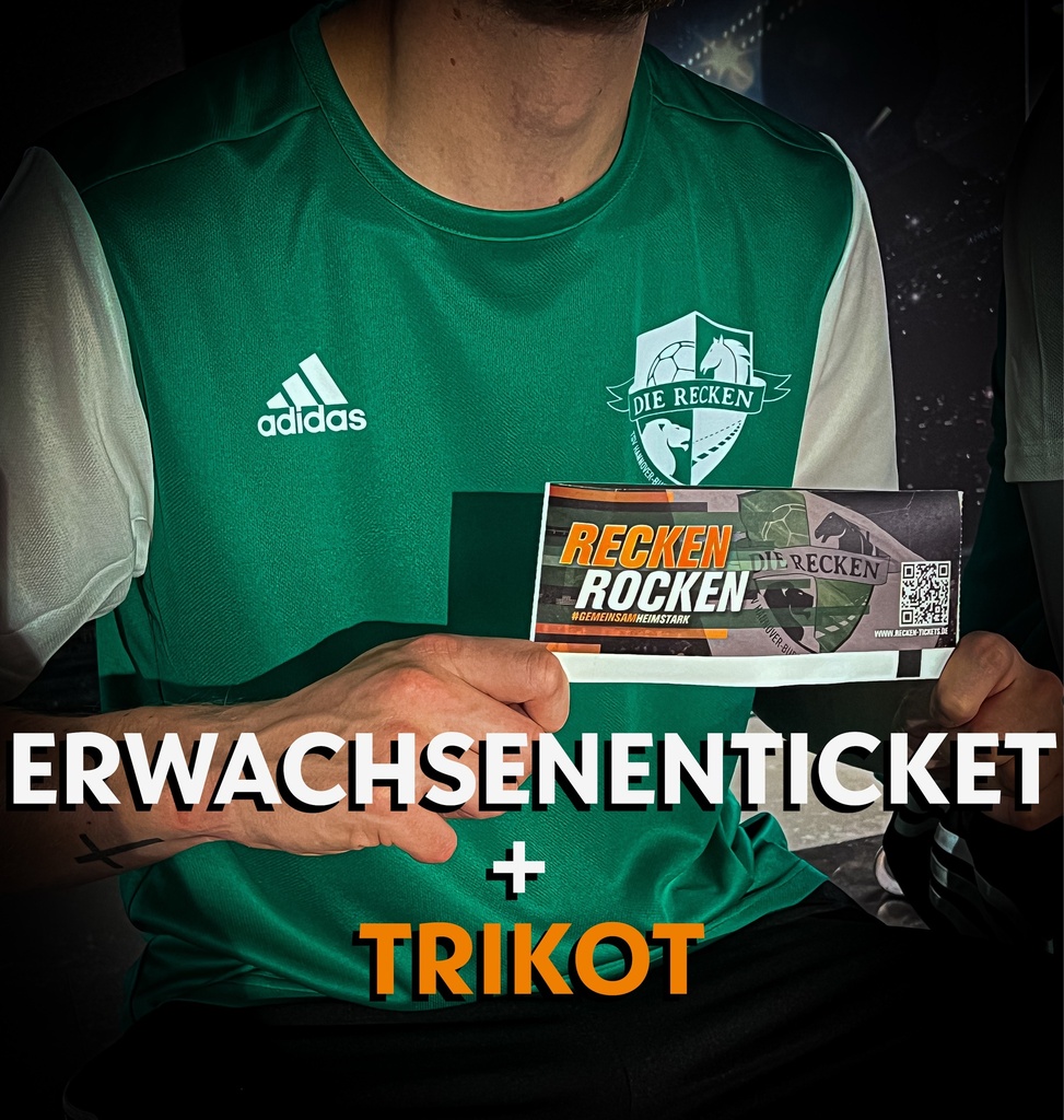 Ticket & Grünsturm-Trikot – Erwachsene