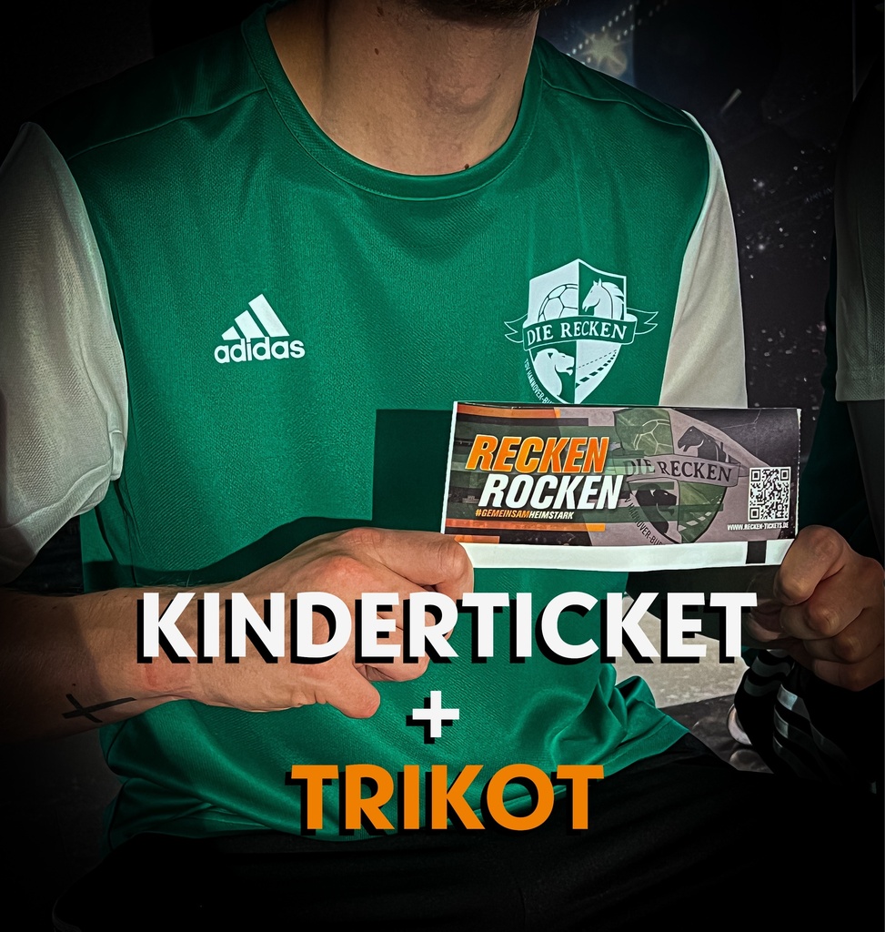 Ticket & Grünblitz-Trikot – Kinder