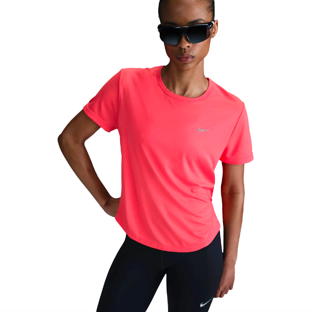 Nike Tempo Dri-Fit Laufshirt rot Damen   