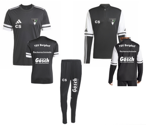 TSV Burgdorf Set 1 Warum Up schwarz