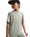 Nike Multi Dri-FIT Kurzarm-Trainingsshirt grau Kinder