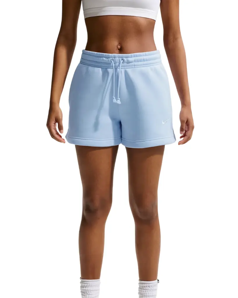 Nike Sportswear Phoenix Fleece Shorts blau Damen