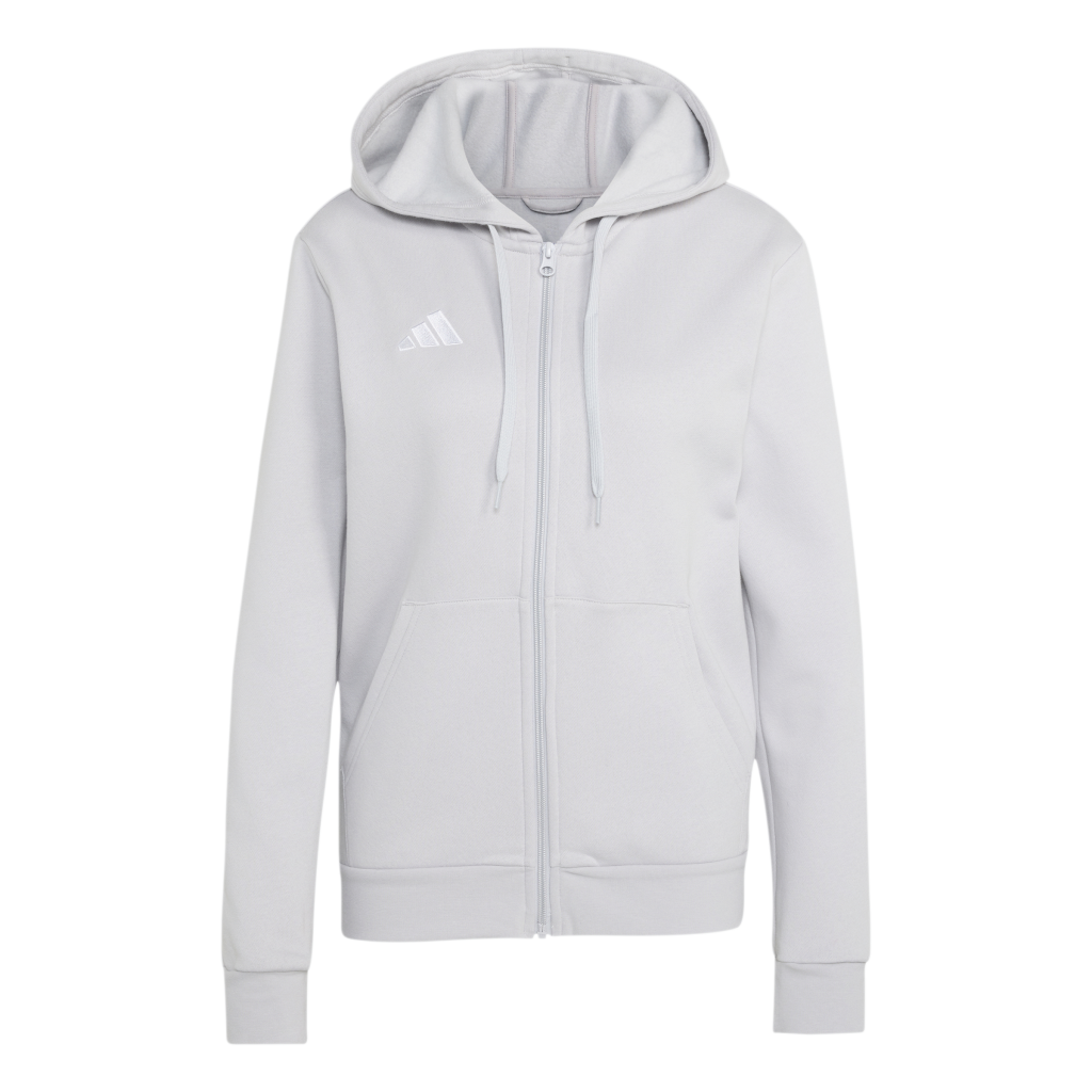 adidas Entrada 26 Kapuzenjacke grau Damen