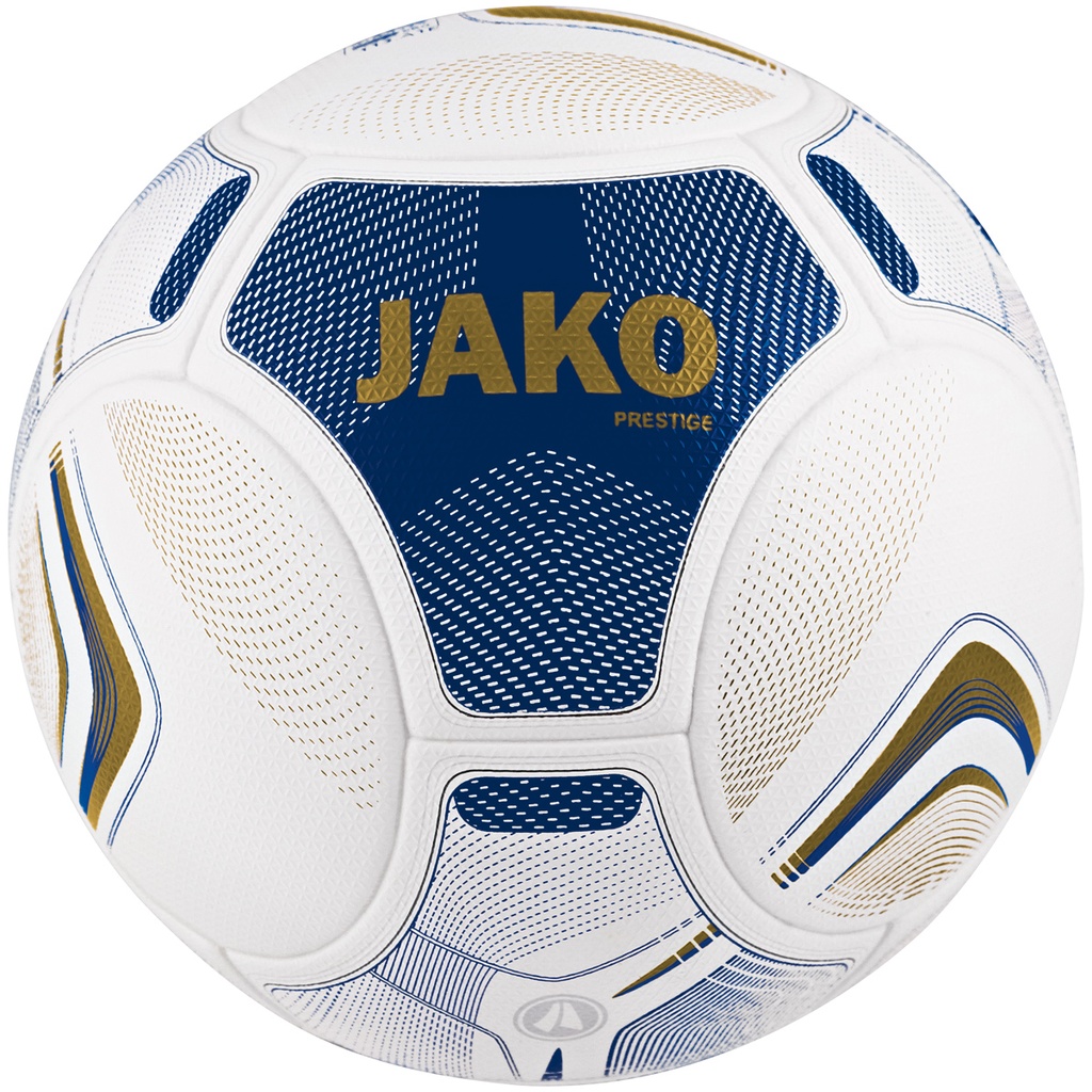 Jako Prestige Spielball Größe 5 weiß-dunkelblau 