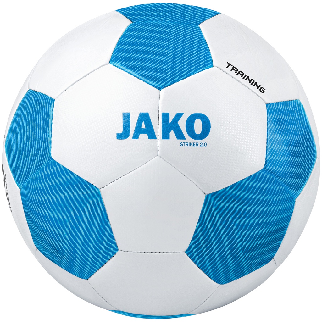 Jako Striker 2.0 Trainingsball Fußball Größe 5 weiß-blau