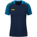 Jako Performance T-Shirt dunkelblau-hellblau Damen