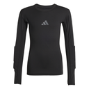 adidas Gepolstertes Torwart-Baselayer-Shirt Largarm schwarz Kinder