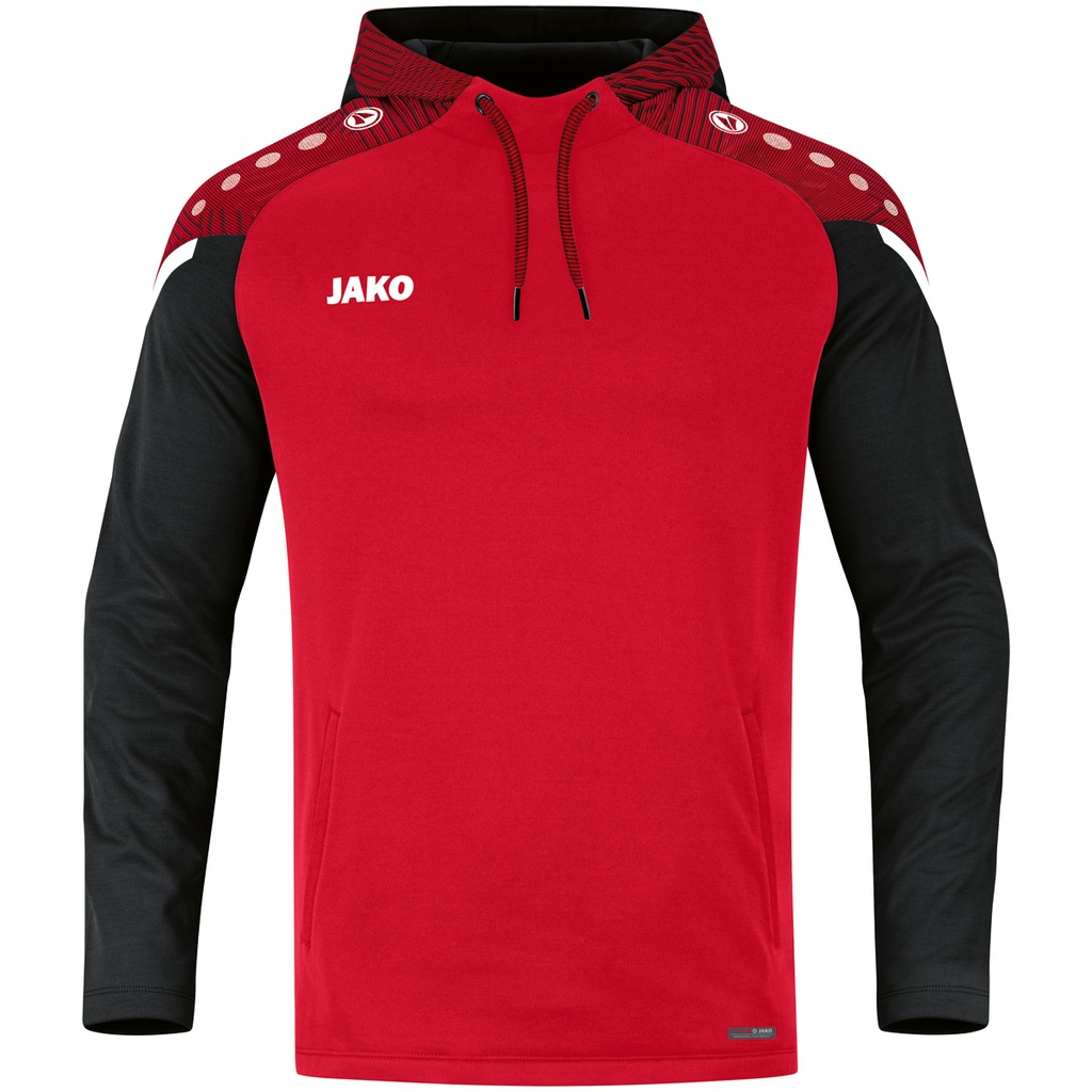 Jako Performance Kapuzenpullover rot Kinder