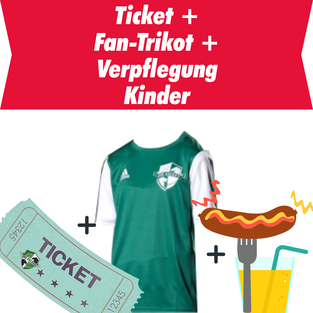 Ticket & Grünblitz-Trikot + Verpflegung Kinder – Recken vs TVB Stuttgart 