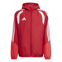 adidas Tiro 26 Competition Allwetterjacke rot Kinder
