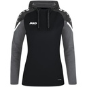 Jako Performance Kapuzenpullover schwarz Damen