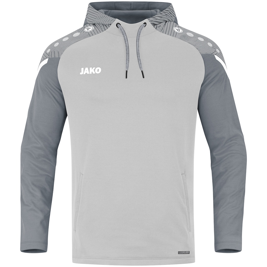 Jako Performance Kapuzenpullover grau Kinder