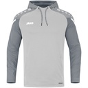 Jako Performance Kapuzenpullover grau Kinder