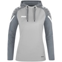 Jako Performance Kapuzenpullover grau Damen