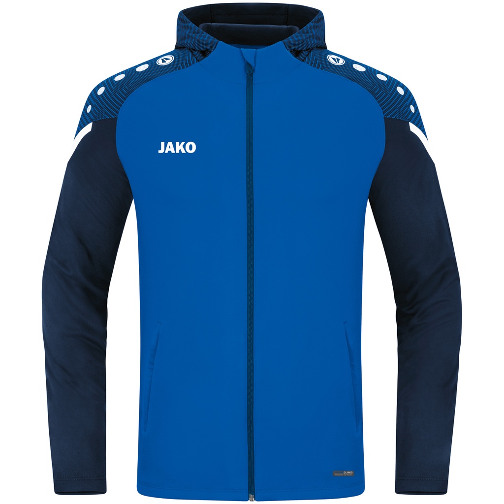 Jako Performance Kapuzenjacke blau Kinder