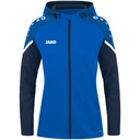 Jako Performance Kapuzenjacke blau Damen