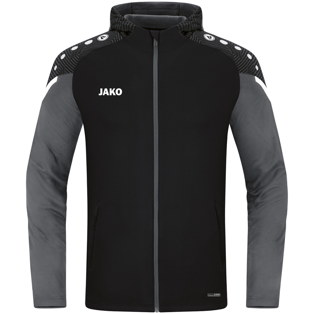 Jako Performance Kapuzenjacke schwarz Kinder