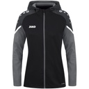 Jako Performance Kapuzenjacke schwarz Damen