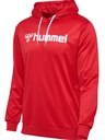 Hummel Logo Kapuzenpullover rot 