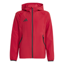 adidas Tiro Travel Windbreaker rot Kinder