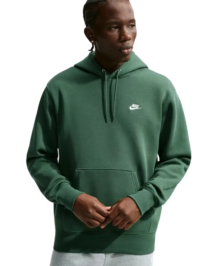Nike Club Fleece Hoodie grün 