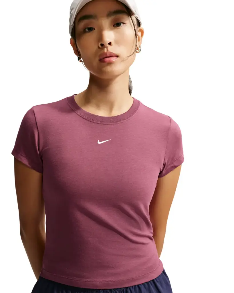Nike Sportswear Chill Knit T-Shirt pink Damen