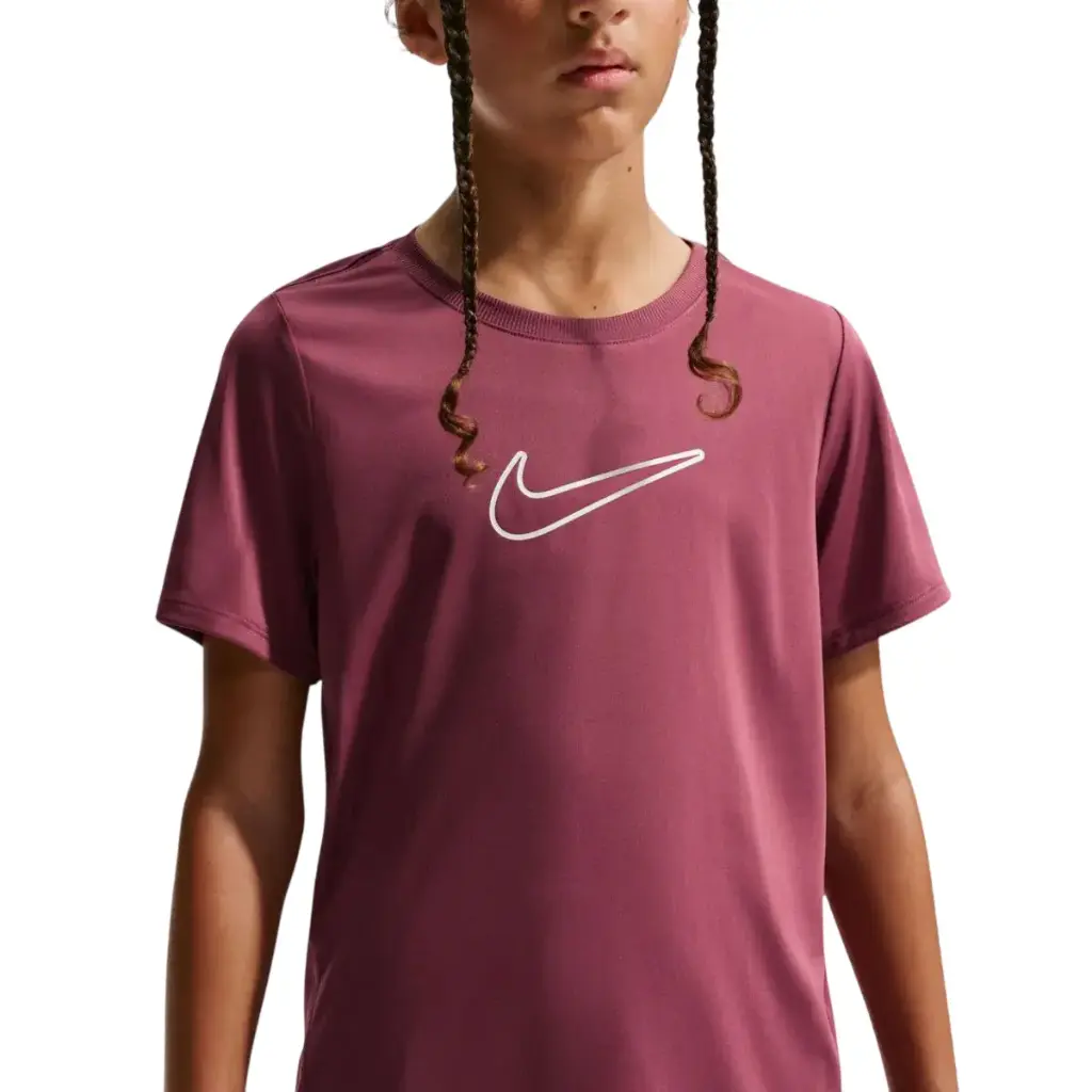 Nike One Tempo Dri-Fit Laufshirt pink Kinder