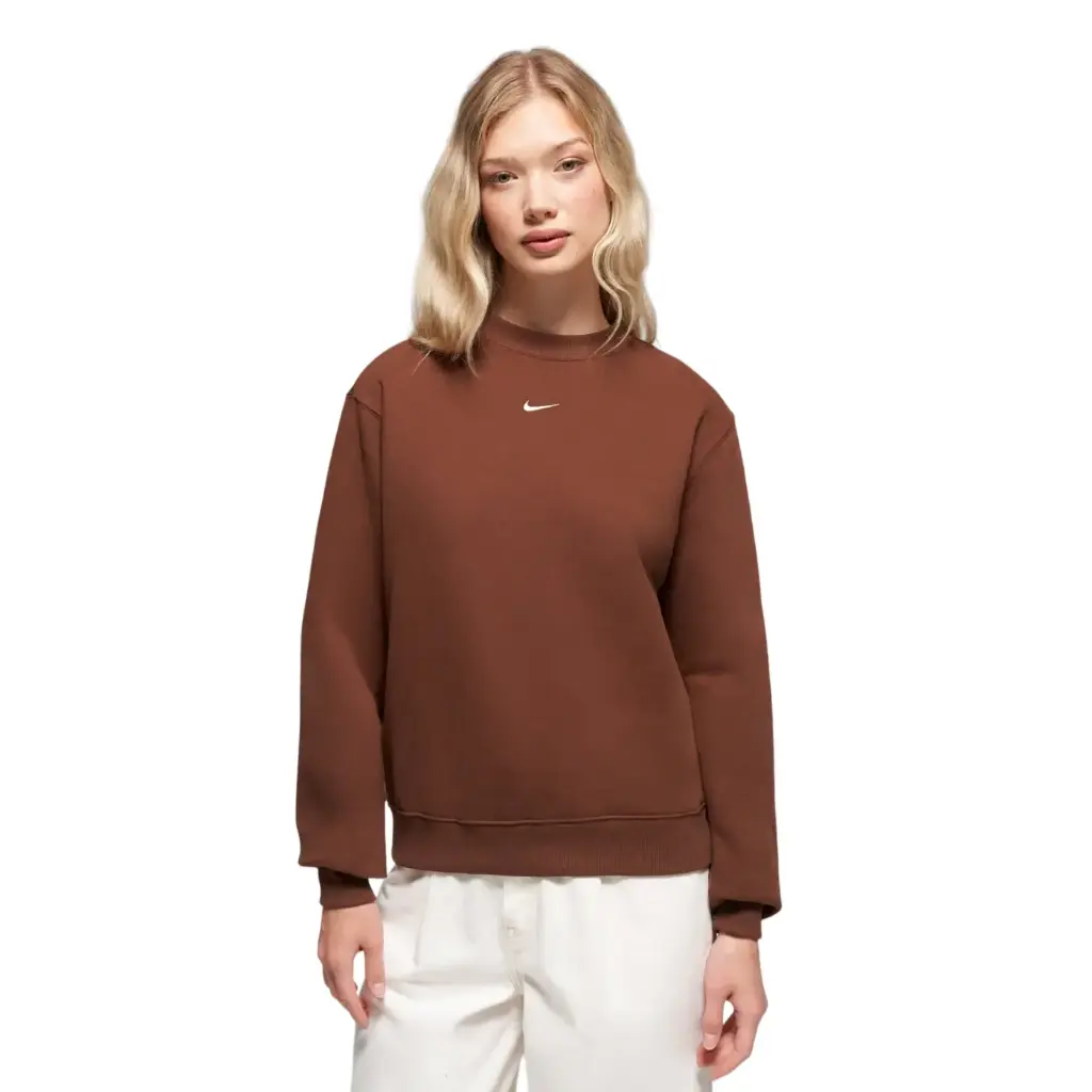 Nike Studio Fleece Sweatshirt braun Damen