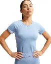 Nike Pro Seamless T-Shirt blau Damen