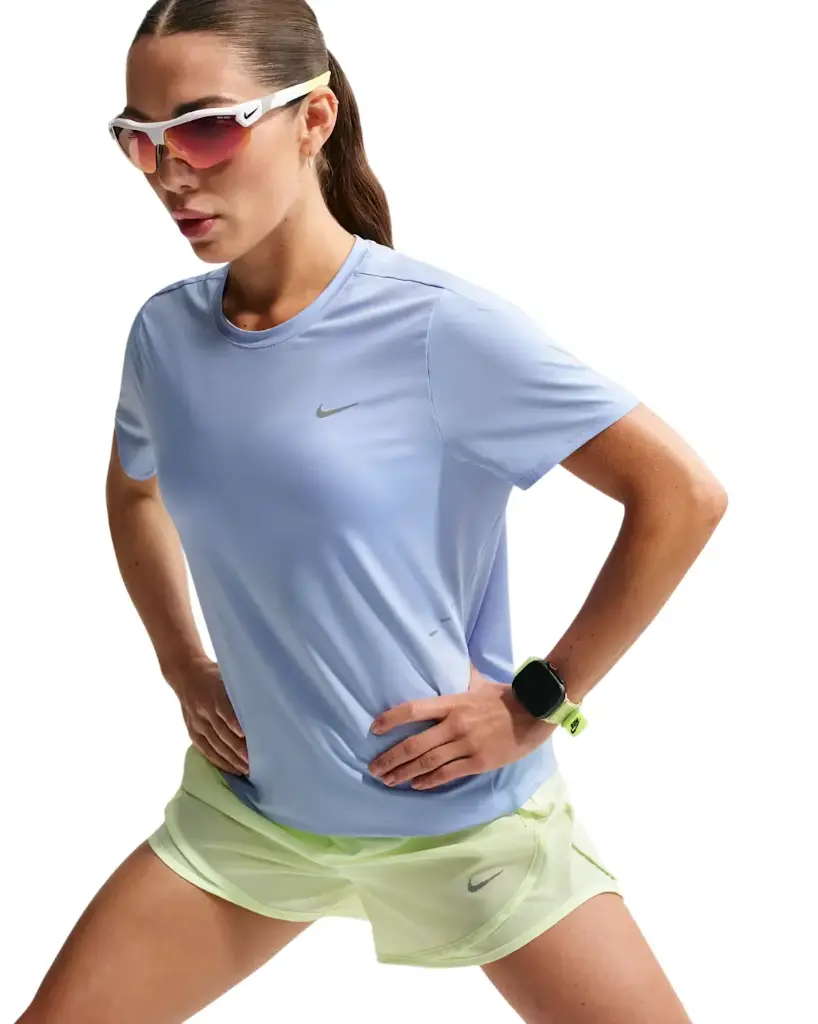 Nike Swift Dri-FIT Laufshirt blau Damen