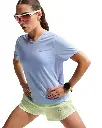 Nike Swift Dri-FIT Laufshirt blau Damen