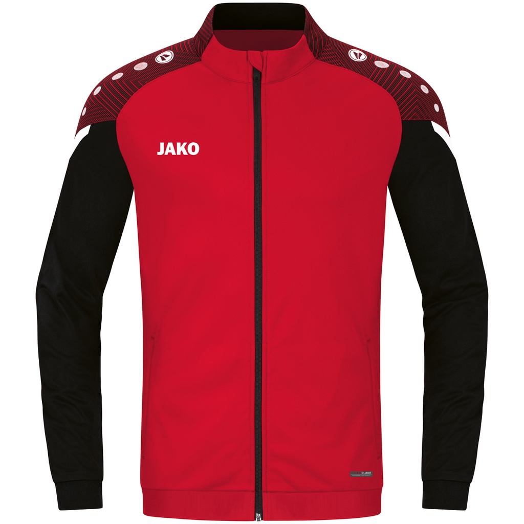 Jako Performance Polyesterjacke rot Kinder