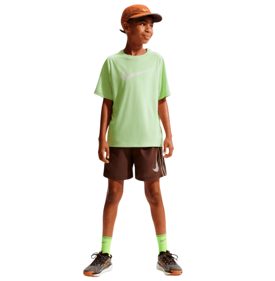 Nike Multi Dri-FIT Kurzarm-Trainingsshirt gelb Kinder