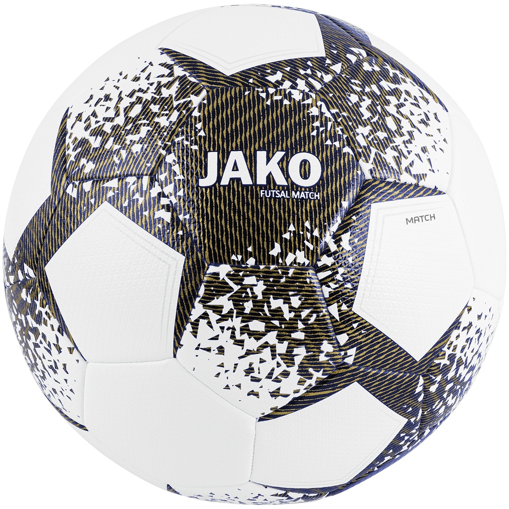 Jako Futsal Spielball weiß-dunkelblau-gold