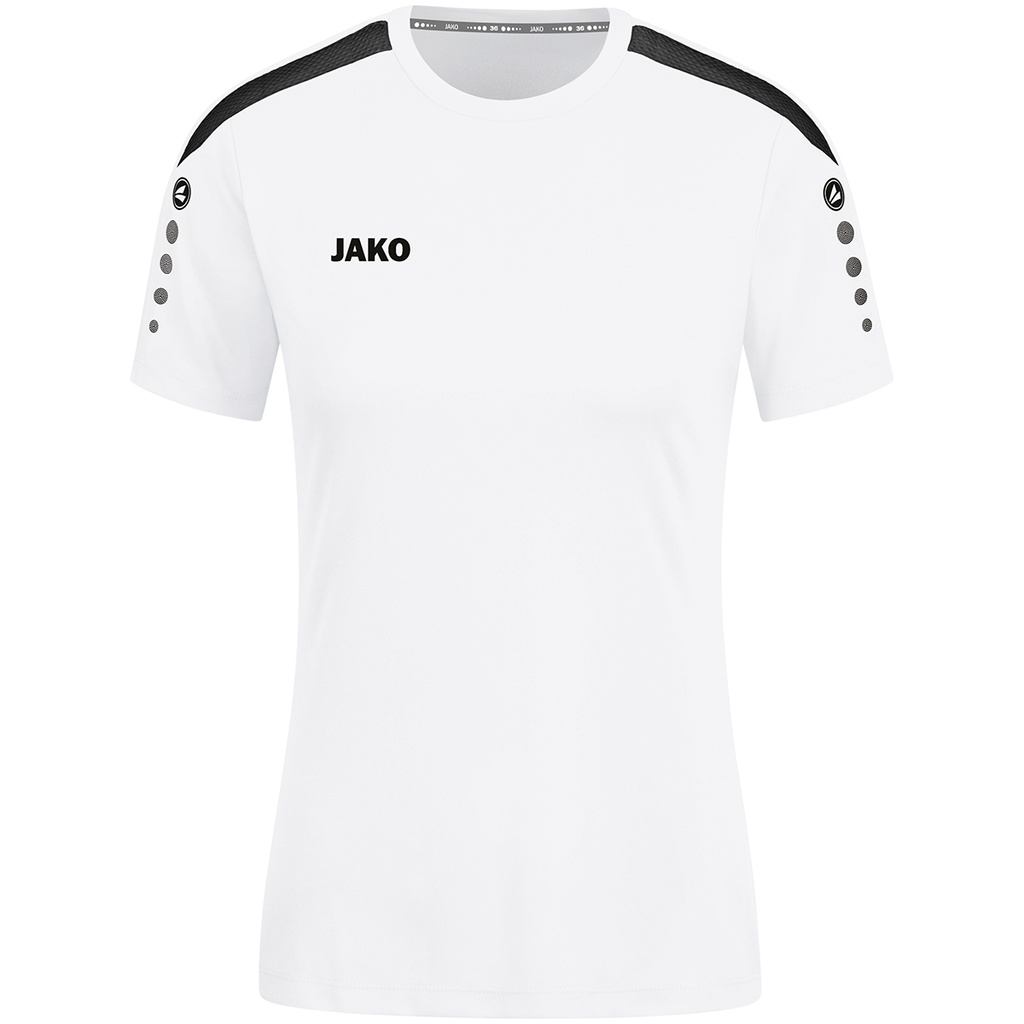 Jako Power T-Shirt weiß-schwarz Damen