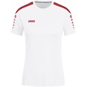 Jako Power T-Shirt weiß-rot Damen