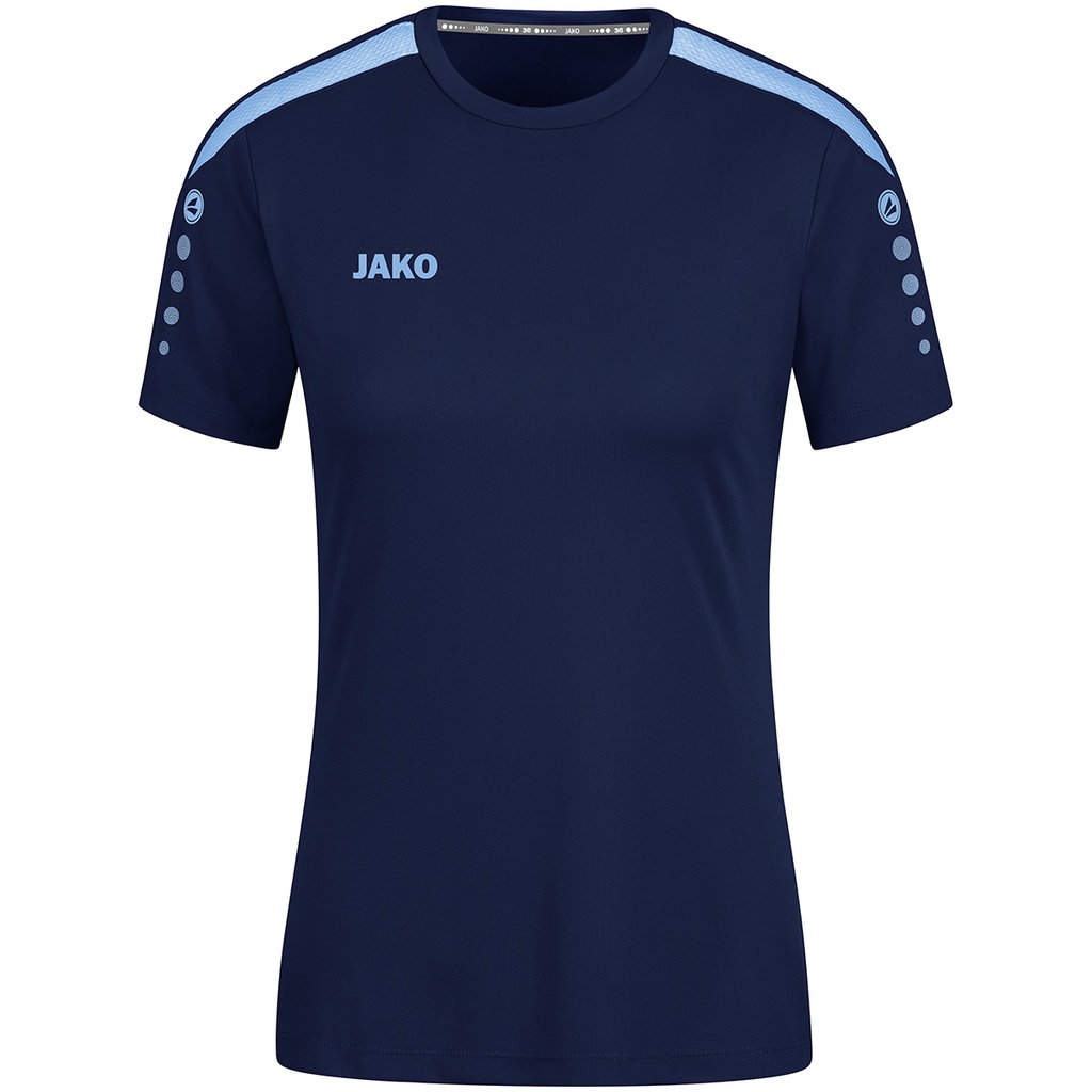 Jako Power T-Shirt dunkelblau-helllblau Damen