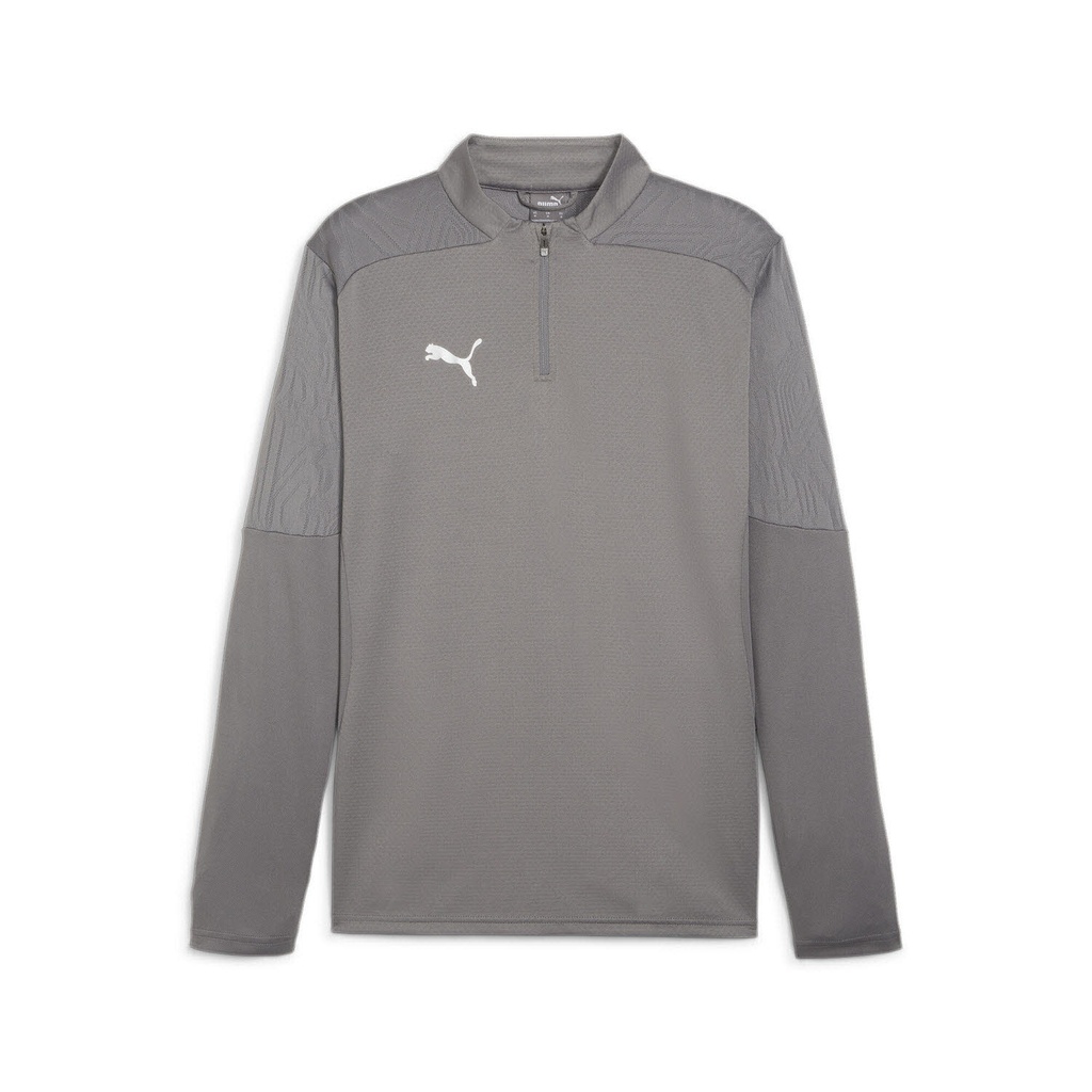 Puma teamFINAL Training 1/4 Zip Sweatshirt grau