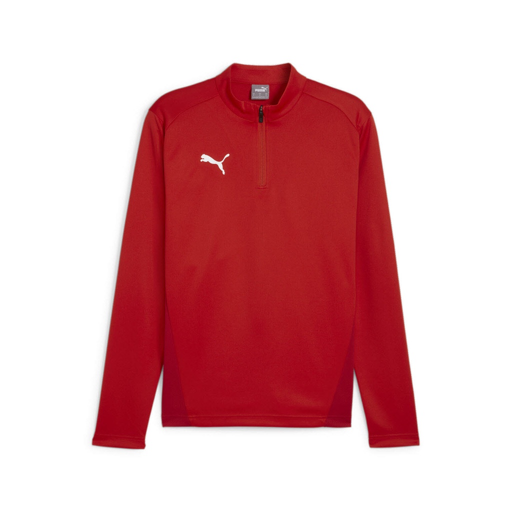 Puma teamGOAL Training 1/4 Zip Sweatshirt rot 