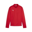 Puma teamGOAL Training 1/4 Zip Sweatshirt rot Kinder